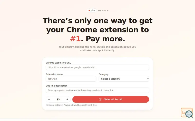 Screenshot of TopExtension.lol