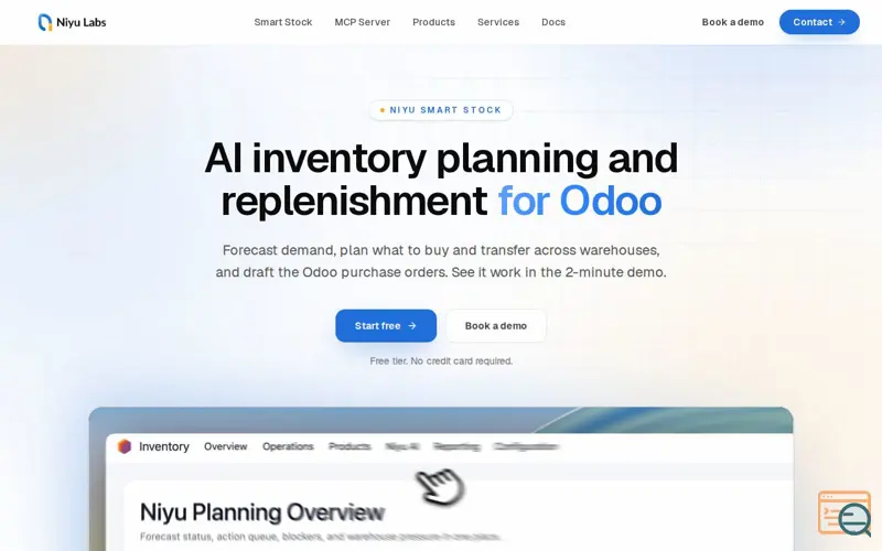 Screenshot of Niyu Smart Stock