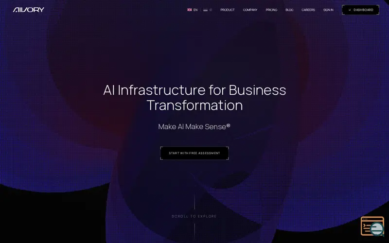 Screenshot of Aivory AI 