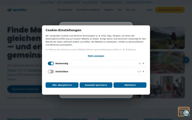 Screenshot of sponties