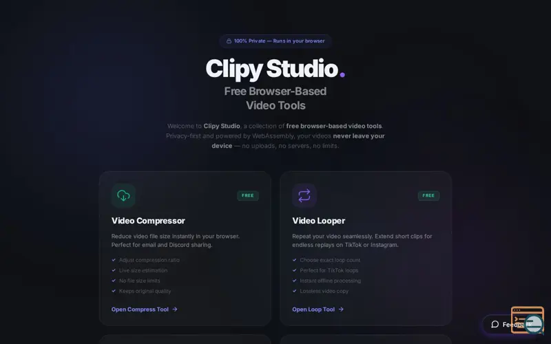 Screenshot of Based Video Tools
