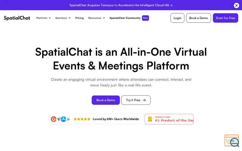 Screenshot of SpatialChat