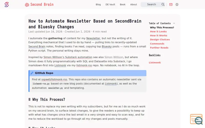Screenshot of Ssp, a launch using Webmention.io