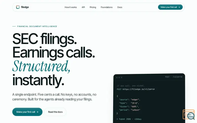 Screenshot of Filedge