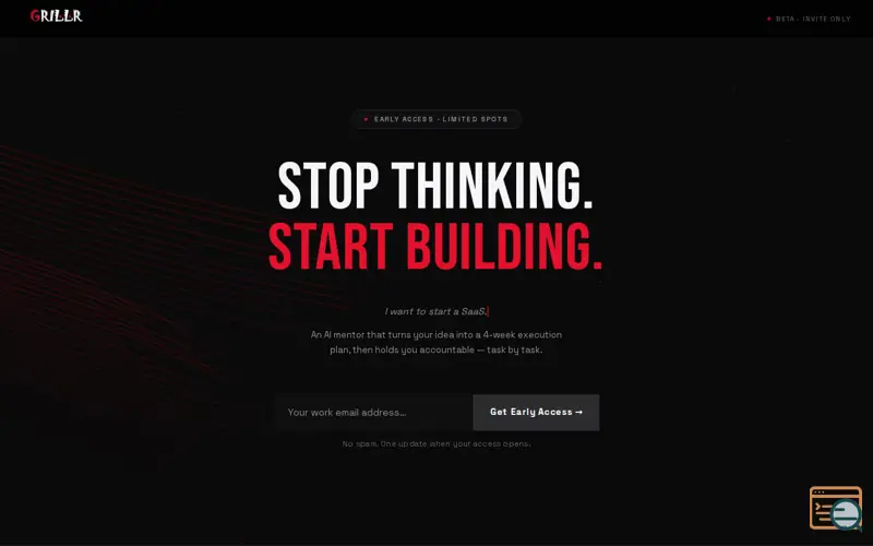 Screenshot of Grillr.io