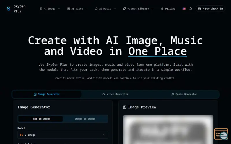 Screenshot of SkyGen Plus