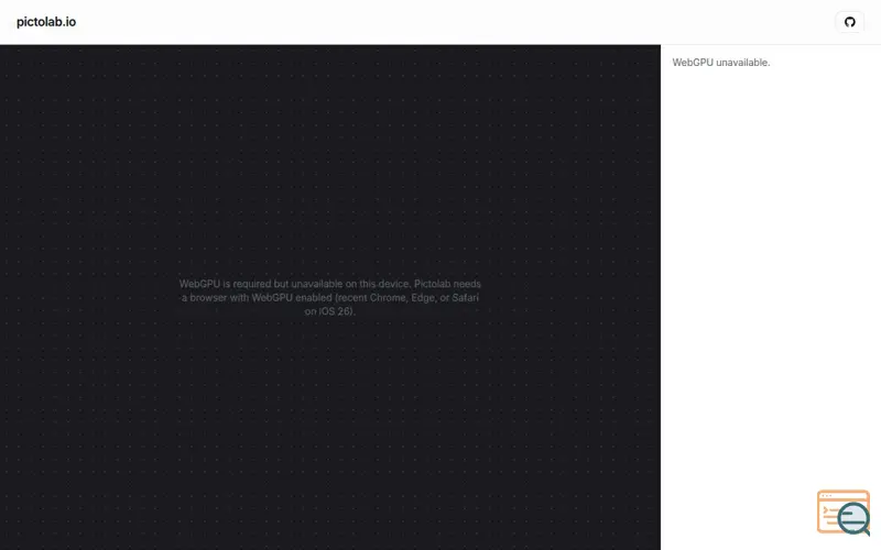 Screenshot of Pictolab