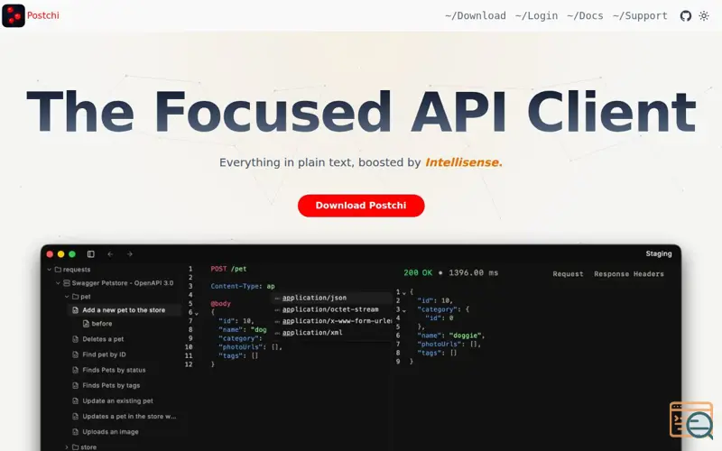 Screenshot of Getpostchi