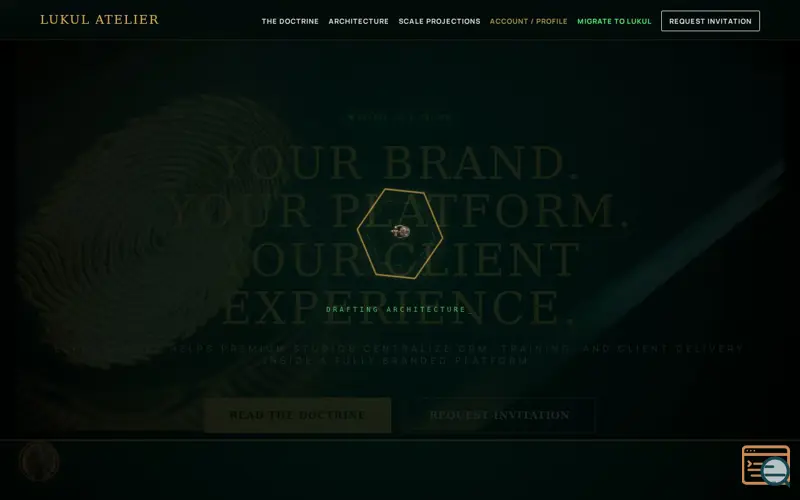 Screenshot of LuKul Atelier B2B and B2B2C SaaS