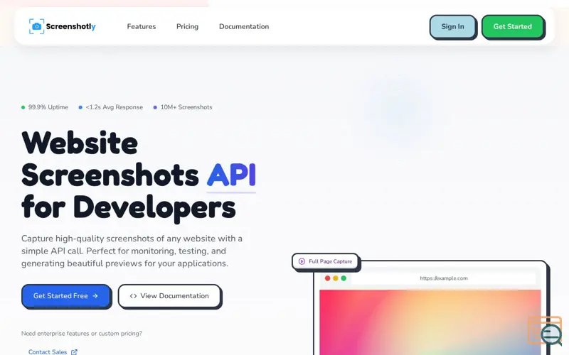 Screenshot of Screenshotly