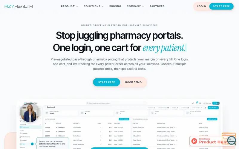 Screenshot of Fizy Health