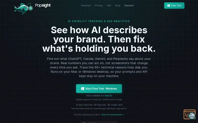 Screenshot of Popsight