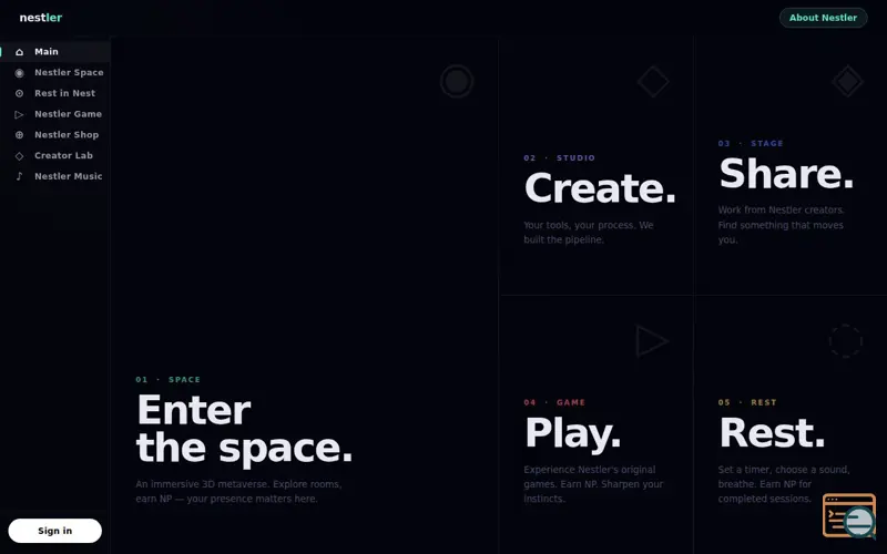 Screenshot of Nestler