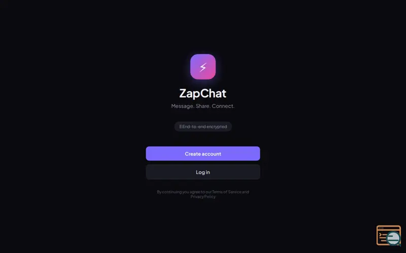 Screenshot of ZapChat