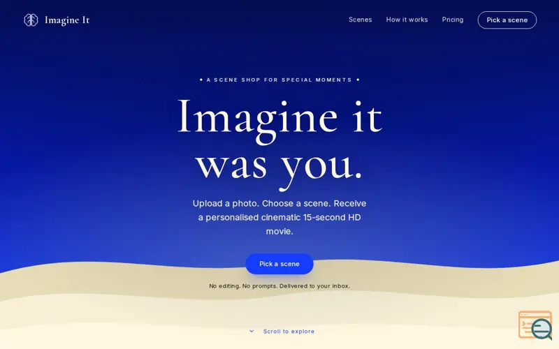 Screenshot of Imagine It