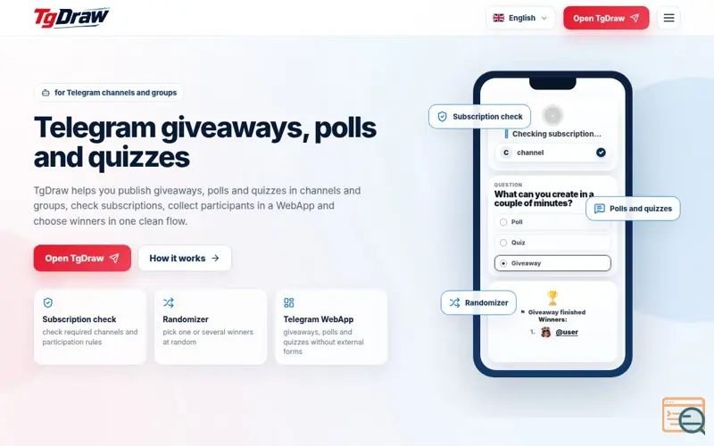 Screenshot of TgDraw