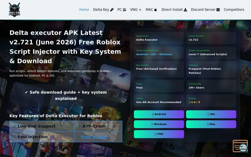 Screenshot of Delta Executor