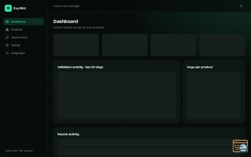 Screenshot of KeyMint