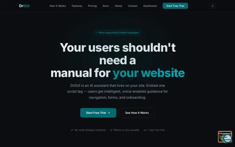 Screenshot of DrGUI