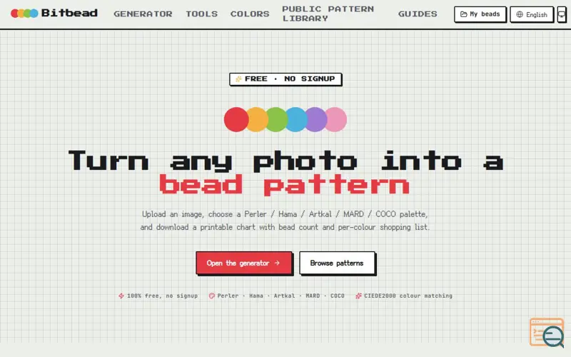 Screenshot of Bitbead