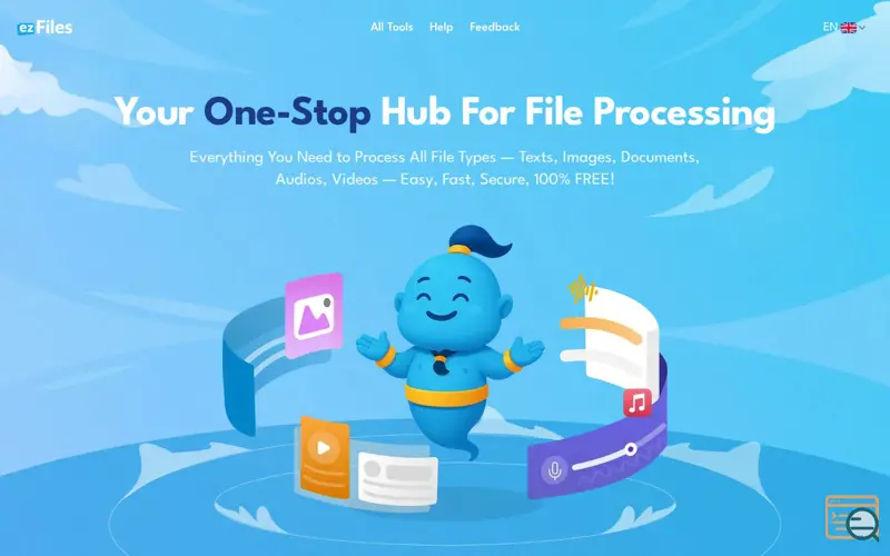 Screenshot of ezfiles.ai