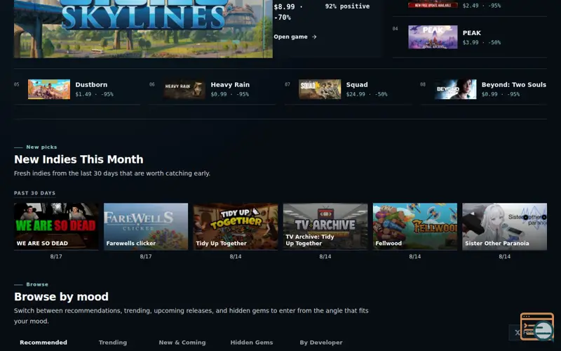 Screenshot of Steam Sonar