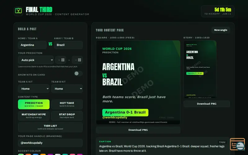 Screenshot of FINALTHIRD