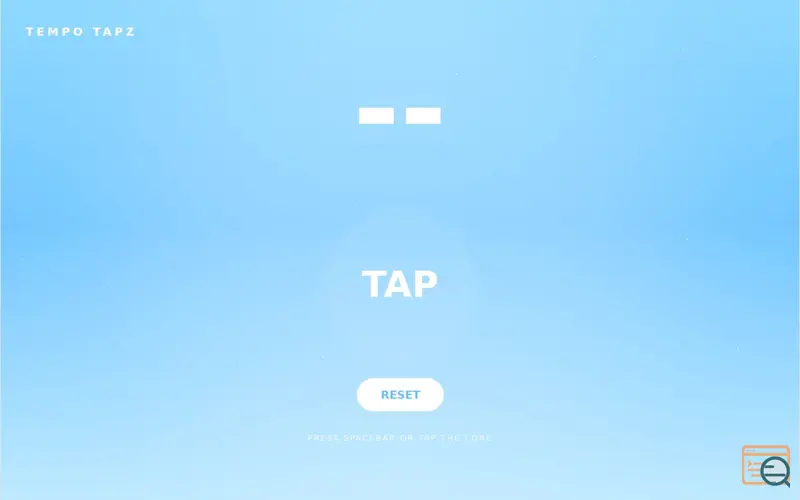 Screenshot of BPM Tapper