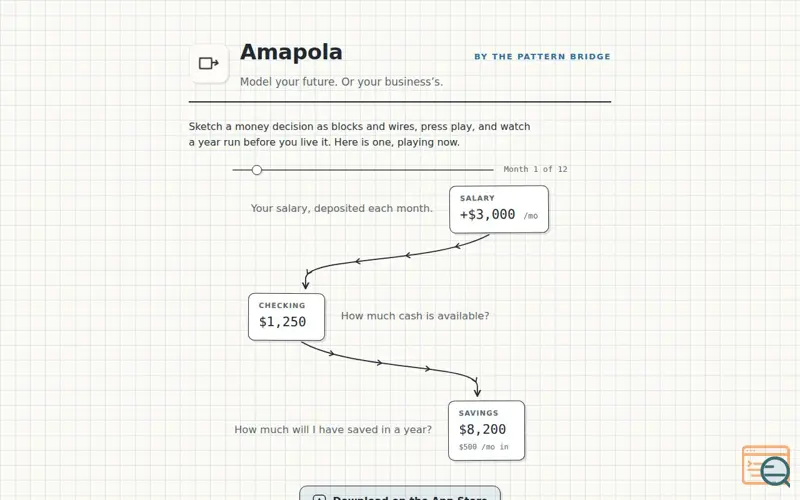 Screenshot of Amapola