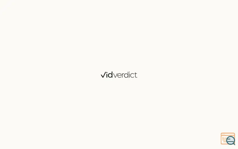 Screenshot of VidVerdict