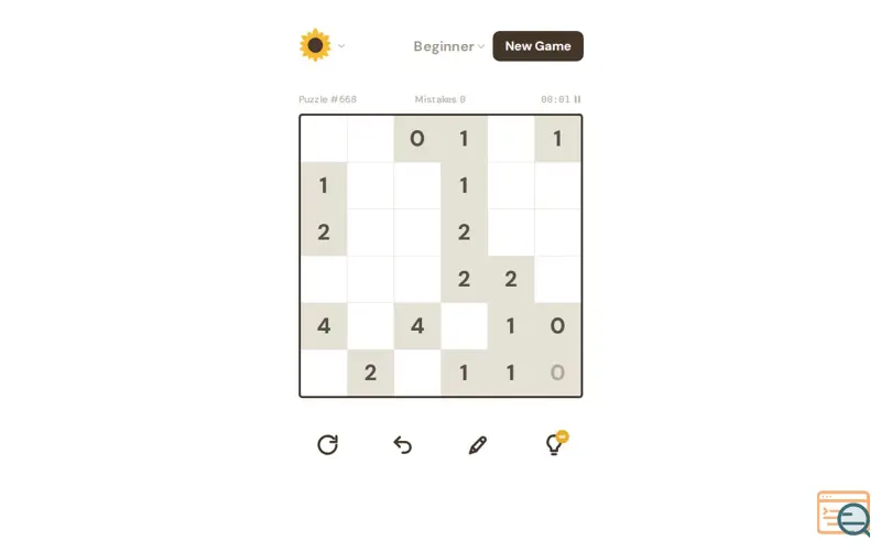 Screenshot of Sunflowers, a launch using Google Search Console