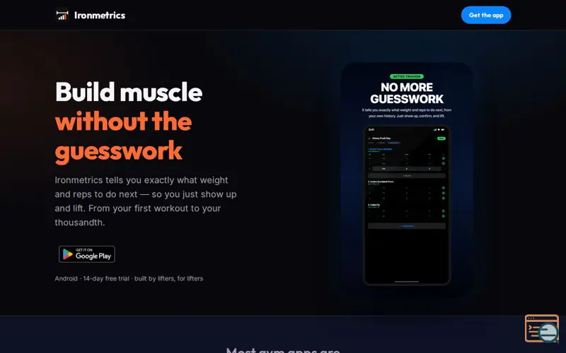 Screenshot of Ironmetrics