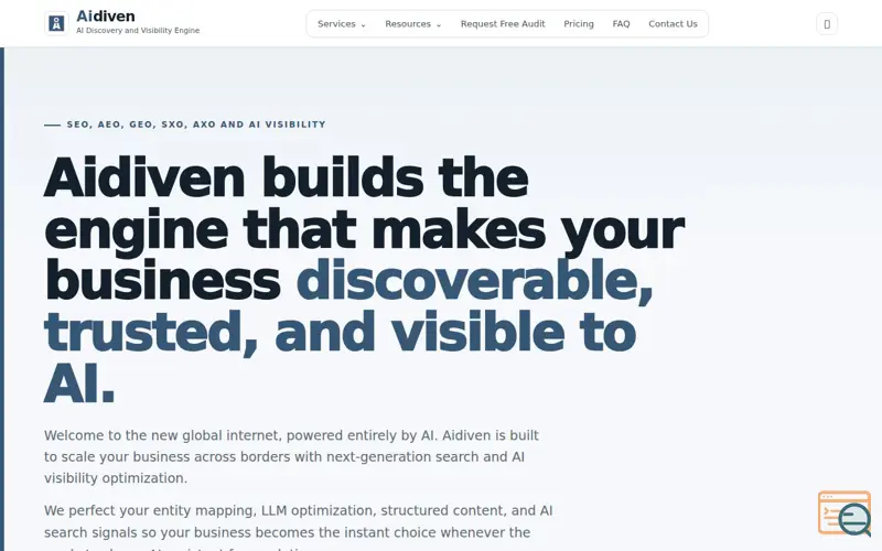 Screenshot of Aidiven