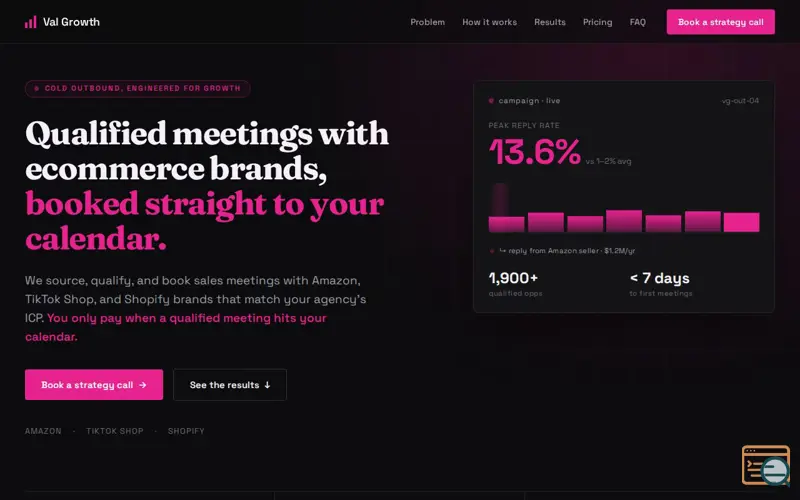 Screenshot of Val Growth