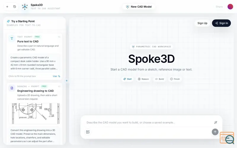 Screenshot of Spoke3D
