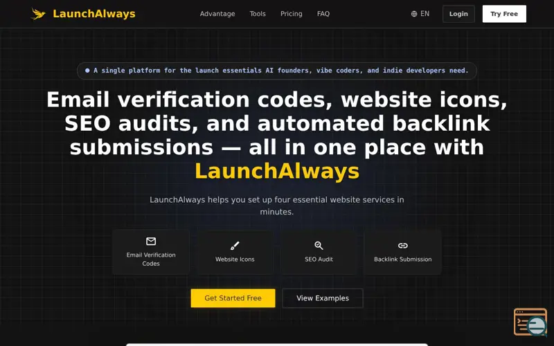 Screenshot of LaunchAlways