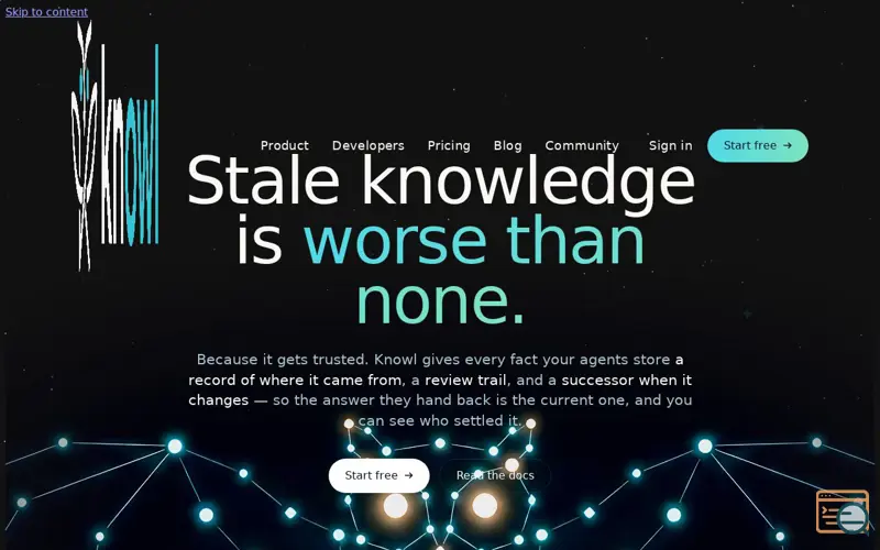 Screenshot of Knowl Cloud