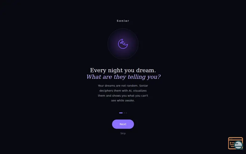 Screenshot of Soniar