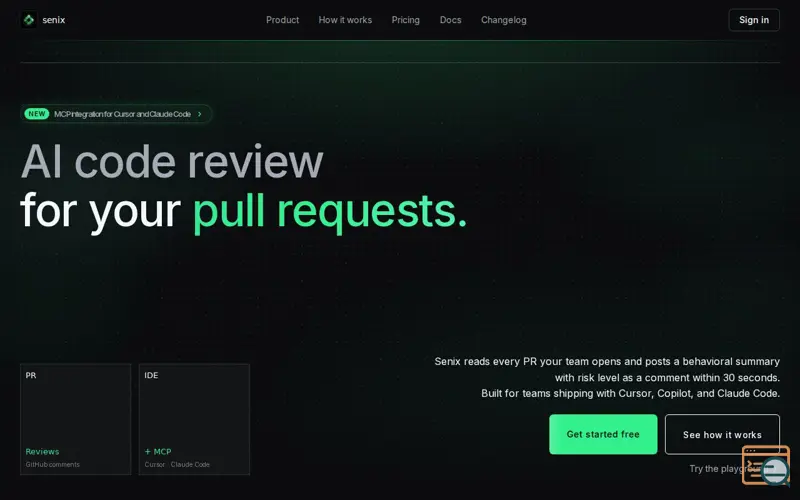 Screenshot of Senix
