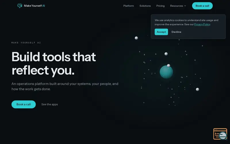 Screenshot of Make Yourself AI