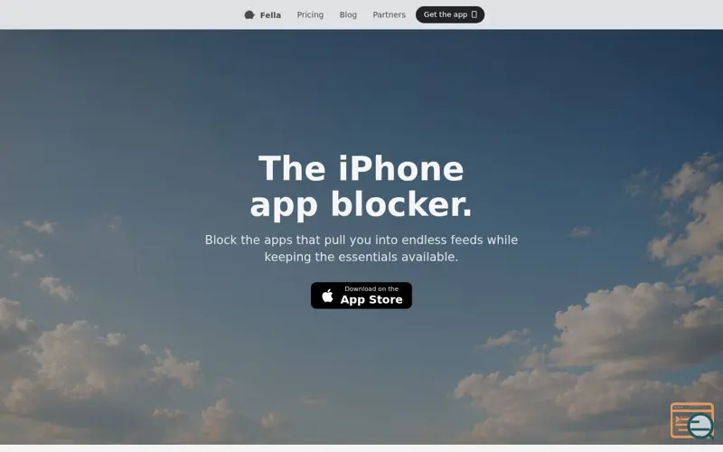 Screenshot of Fella — Own your attention.