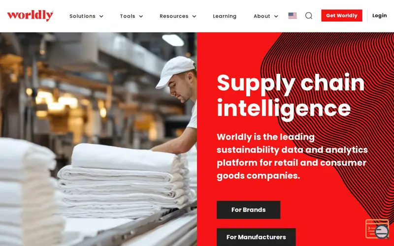 Screenshot of Worldly