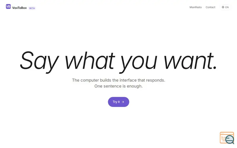 Screenshot of VoxToBox