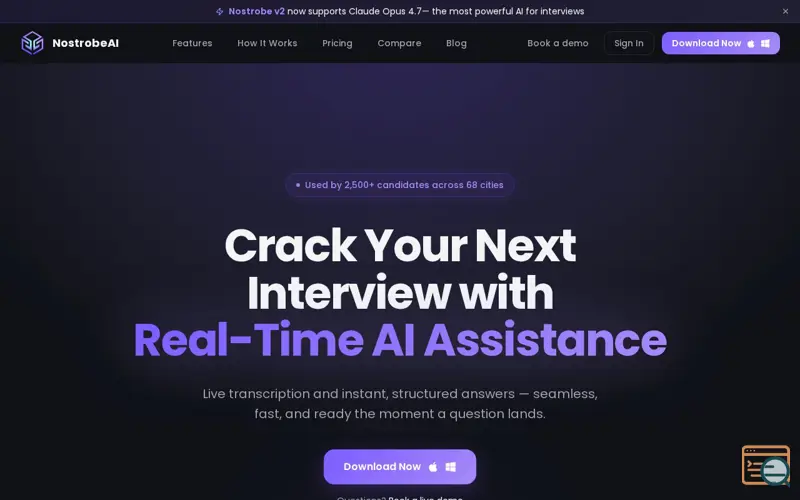 Screenshot of NostrobeAI