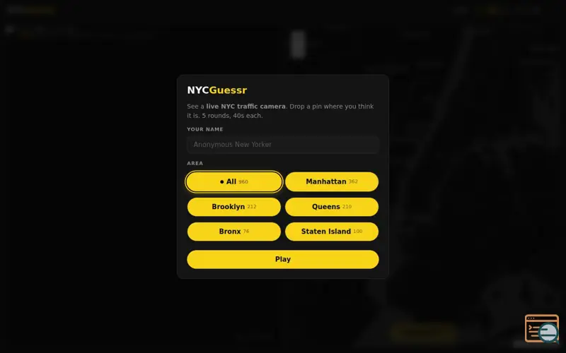 Screenshot of NYC Guessr