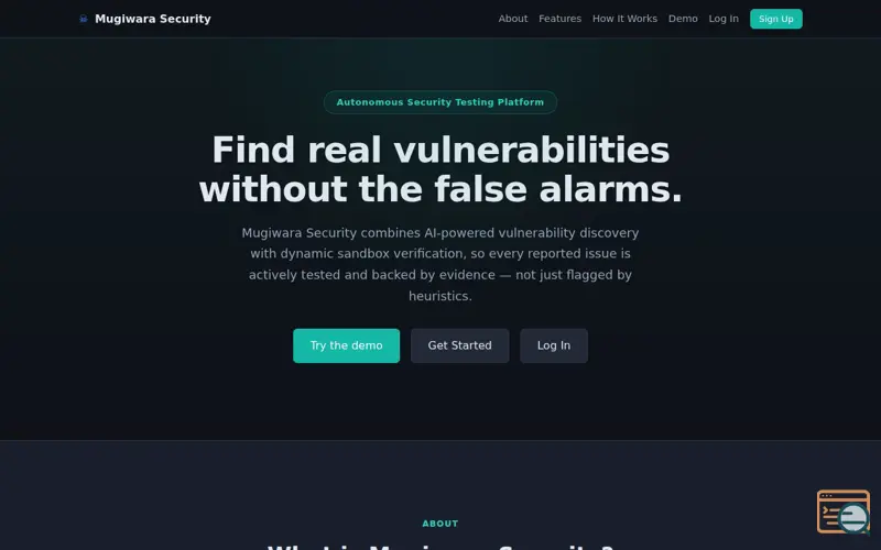 Screenshot of Mugiwara Security