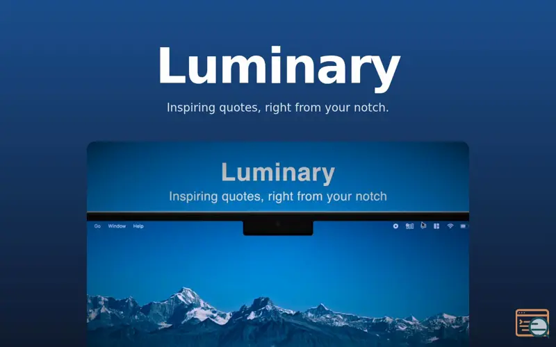Screenshot of Luminary