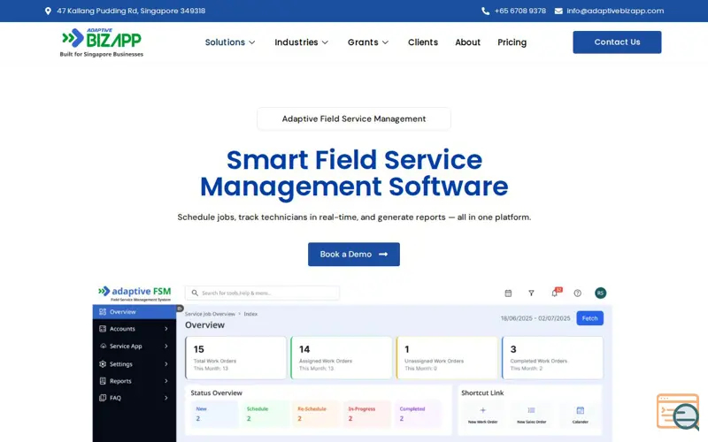 Screenshot of Adaptive FSM