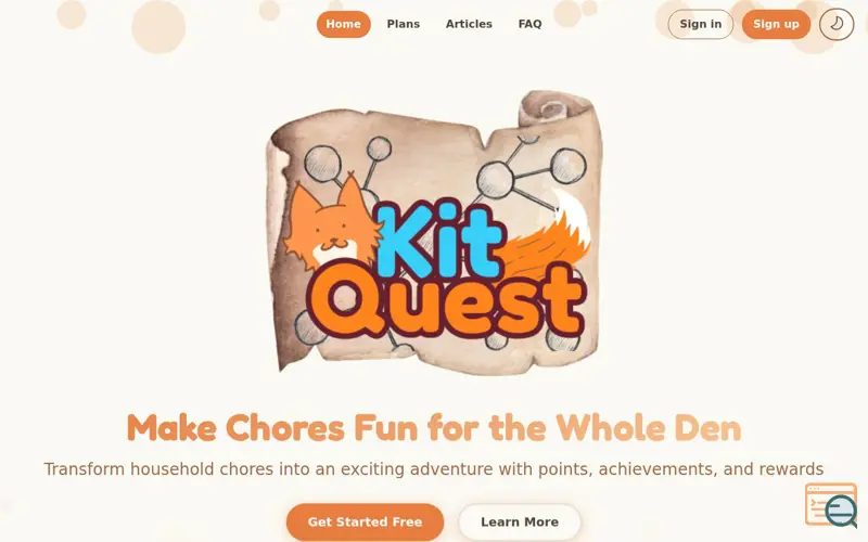 Screenshot of KitQuest, a launch using Microsoft Azure