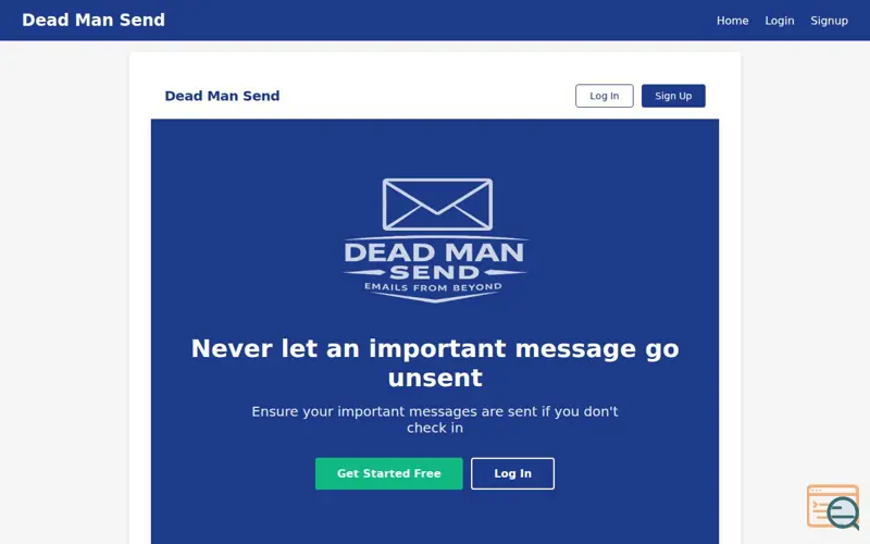Screenshot of Dead Man Send